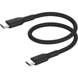 Belkin Braided USB-C to USB-C 0.15m Black CAB004BT0MBK