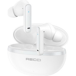 Recci REP-W88 Ακουστικά Bluetooth In Ear White