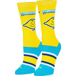 Cool LemonHead Γυναικείες Κάλτσες με Σχέδια Κίτρινες Γαλάζιες 33318WCNCF