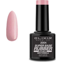 Elixir 2004 Super Nude Pink Rubber Base Ημιμόνιμο Βερνίκι Νυχιών 8ml