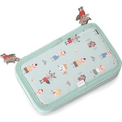 Tutete 3 Little Pigs Κασετίνα με 2 Θήκες Πράσινο Mint 61-90354