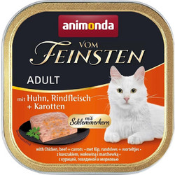 Animonda Vom Feinsten Adult with Chicken, Beef & Carrots 100gr