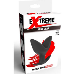 Hidden Desire Extreme Anchor Medium Πρωκτική Σφήνα 8cm Μαύρη