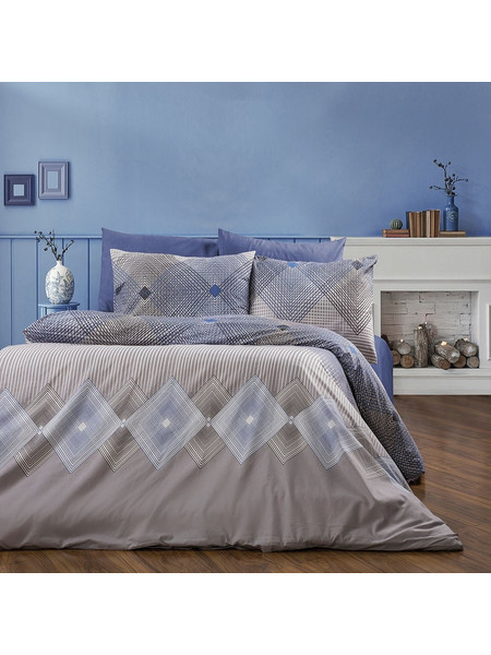 Dimcol Πάπλωμα Μονό 160x240 Καλλιρόη 604 Grey Blue