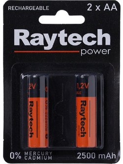 Raytech Power Rechargeable AA 2500mAh 2τμχ