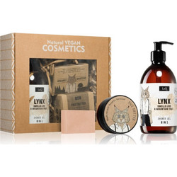 LaQ Lynx From Mountain Soap Bar 85gr + Face Butter 50ml + Shower Gel 500ml