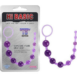 Chisa Novelties Hi Basic Sassy Πρωκτικές Μπίλιες Μωβ