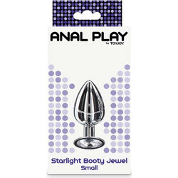 ToyJoy Starlight Booty Πρωκτική Σφήνα Diamond Plug 7.2cm Ασημί