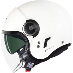 Nolan N21 Visor Classico 305 White Κράνος Μηχανής Jet 1070gr