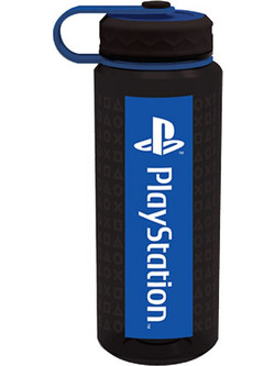 Sony Playstation Παιδικό Παγούρι Πλαστικό Μαύρο Μπλε 1000ml