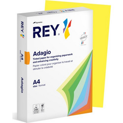 Rey Adagio Χαρτί Α4 80gr/m² 500 Φύλλα Κίτρινο