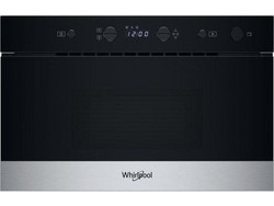 Whirlpool WMN571BX Εντοιχιζόμενος Φούρνος Μικροκυμάτων 22lt Inox
