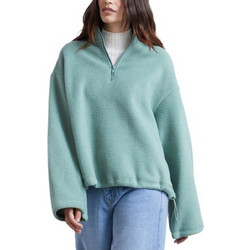 24colours Γυναικείο Φούτερ Fleece Oversized Πράσινο Mint 50794B