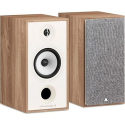 Triangle BR04 Ζεύγος Ηχείων Hi-Fi Βιβλιοθήκης 130W 2 Δρόμων Light Oak