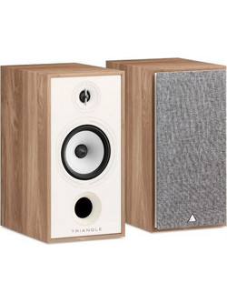 Triangle BR04 Ζεύγος Ηχείων Hi-Fi Βιβλιοθήκης 130W 2 Δρόμων Light Oak