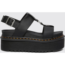 Dr. Martens Francis Καλοκαιρινές Γυναικείες Πλατφόρμες Ψηλές Μαύρες 2110828