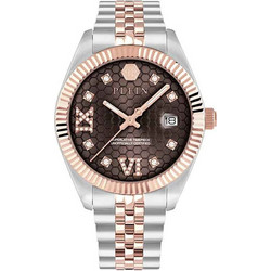 Philipp Plein Date Superlative Γυναικείο Ρολόι με Ασημί Μεταλλικό Μπρασελέ PWYFA0325