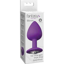 Pipedream Fantasy for Her Little Gem Large Πρωκτική Σφήνα Diamond Plug Μωβ