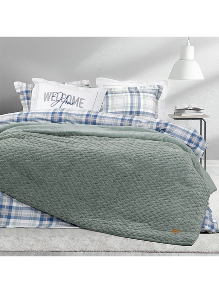Nima Κουβερτοπάπλωμα King Size 240x260 Muffle Smoky Green