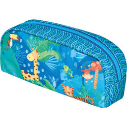 Herlitz Jungle Safari Κασετίνα Βαρελάκι Πολύχρωμη 50049356