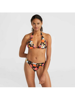 O'Neill Bikini Set Τριγωνάκι Floral Μαύρο Πορτοκαλί Λευκό 92800613787