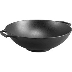 Lodge Wok Μαντεμένιο Αντικολλητικό 35.5cm L14W