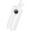 Hoco J132 Sabio Power Bank 10000mAh 22.5W με Θύρα USB-A & Θύρα USB-C Quick Charge 3.0 & Power Delivery White