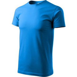Malfini Basic Ανδρικό Αθλητικό T-Shirt Μπλε MLI-12970