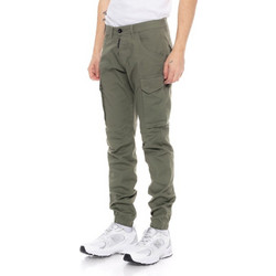 Cover Ανδρικό Παντελόνι Cargo Joggers Ελαστικό Slim Εφαρμογή Χακί M0186-30-18