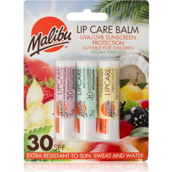 Malibu Malibu Lip Care Lip Balm SPF30 3x5gr