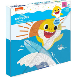 Diamond Dotz Baby Shark Stay Cool! Καμβάς Diamond Painting Kit 28x28cm DBX.087
