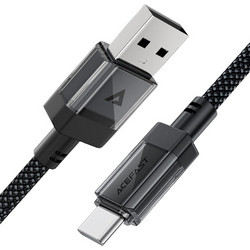 Acefast C12-04 Braided USB-A to USB-C 1.2m Black 6974316283836