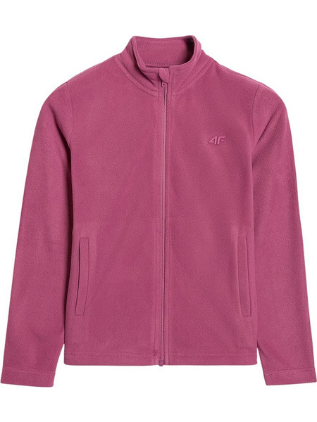 4F Παιδική Ζακέτα Fleece με Φερμουάρ Μωβ 4FJWAW25TFLEF346-50S