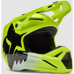 Fox Racing V1 Shield Yellow Κράνος Μηχανής Motocross