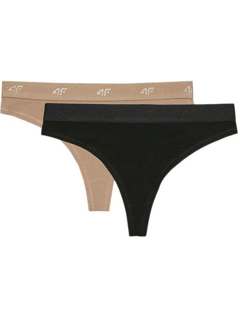 4F Γυναικεία String 2Pack 4FWMM00UPTSF031-90S