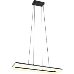 RL Lighting Camino Κρεμαστό Φωτιστικό Οροφής Ράγα Μονόφωτο LED με Θερμό Λευκό Φως Μαύρο R35771132