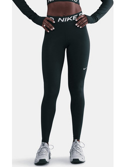 Nike Pro 365 Γυναικείο Κολάν Μακρύ Ψηλόμεσο Βαμβακερό Κυπαρισσί CZ9779-390