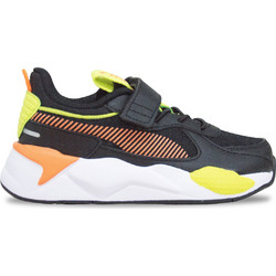 Puma RS-X Παιδικά Sneakers Μαύρα Κίτρινα Πορτοκαλί 395555-09
