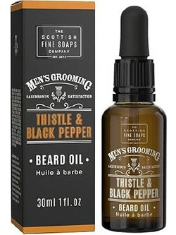 The Scottish Fine Soaps Thistle & Black Pepper Λάδι για Γένια 30ml