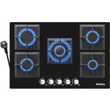 IsEasy MGBG-775S2 Εστία Αερίου Αυτόνομη με Λειτουργία Κλειδώματος 77x51cm