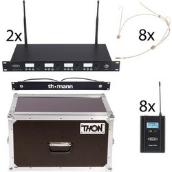 Sirus Quad R/8B 8 Headmike O 470 Σετ 8 Ασύρματο Μικρόφωνο Πέτου