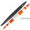 Maxel Wraith Τεχνητό Δόλωμα Πλάνος Φωσφοριζέ 23cm 400gr Black Orange