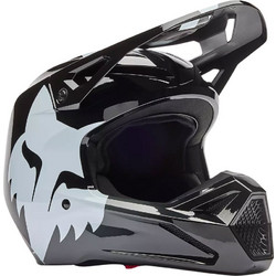 Fox Racing V1 Shield Black Κράνος Μηχανής Motocross