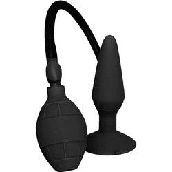 Dream Toys Menzstuff Inflatable Plug Large Πρωκτική Σφήνα 15cm Μαύρη