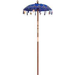 Ομπρέλα Κήπου Στρογγυλή Ξύλινη Royal Blue 95cm 42006465