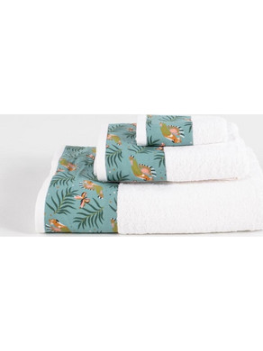 Linea Home Parrots Jungle Σετ Παιδικές Πετσέτες 3τμχ 500gr/m²