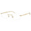 Ray-Ban RB3767V 2500 Γυναικείος Σκελετός Γυαλιών Οράσεως Μεταλλικός Χρυσός