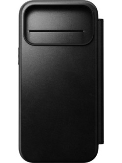 Nomad Modern Leather Folio Black Horween (iPhone 17 Pro Max)