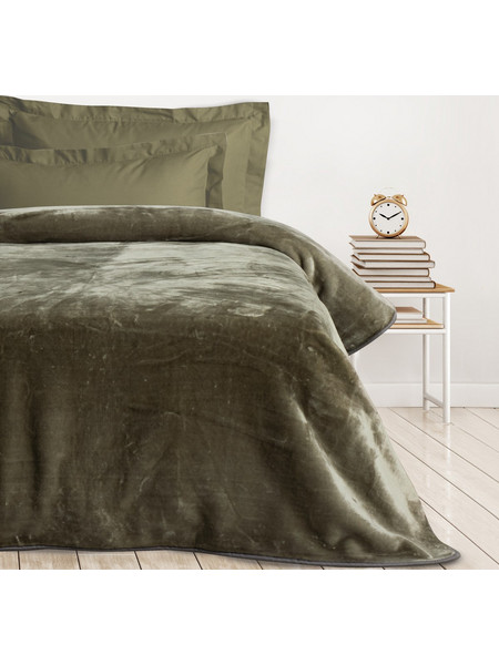 Das Home 0290 Παιδική Κουβέρτα Βελουτέ 160x220 Γκρι
