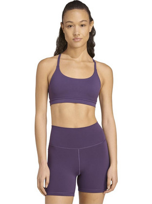 Adidas All Me Essentials Αθλητικό Μπουστάκι με Μέτρια Στήριξη & Αφαιρούμενη Ενίσχυση Μωβ JW5138